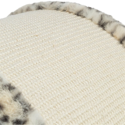 Trixie crab bridge leo leopard print cream