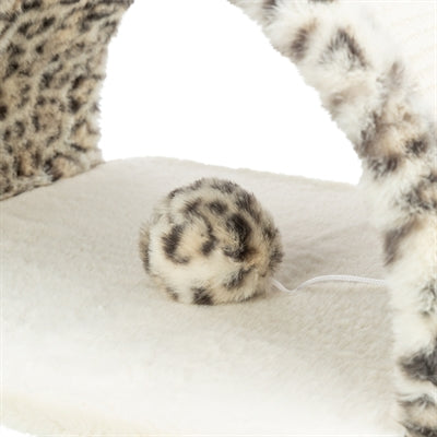 Trixie crab bridge leo leopard print cream