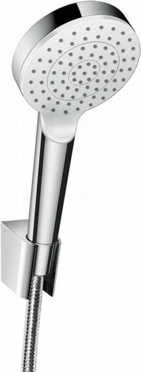 Hansgrohe crometta set de baño 1jet ecosmart 8 l min con flexo de ducha 125 cm blanco cromo