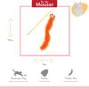 Happy Pet Tabby Patch Cat Canna da Pesca Pesce Rosso Arancione