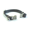 Happy pet collar parche tabby gato diamante negro