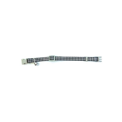 Happy pet collar parche tabby gato diamante negro