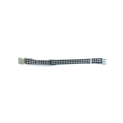 Happy pet collar parche tabby gato diamante negro