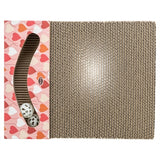 Trixie scratching board valentine with balls rectangular cardboard salmon - afbeelding 3