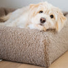 Fodera premium per letto Bia Teddy beige