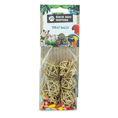 Palline per il trattamento della natura dello zoo sul retro