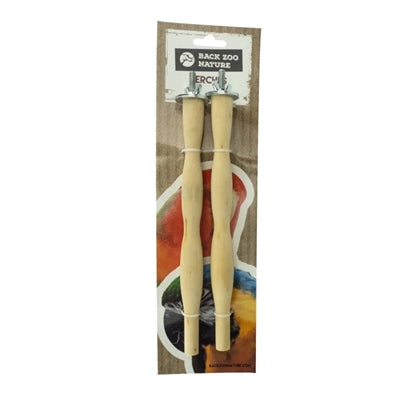 Persico in legno naturale sul retro dello zoo