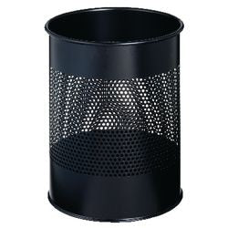 Papelera durable atlanta metal 15l negro
