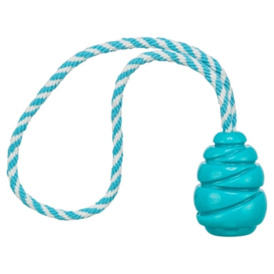 Trixie jumper cone on rope super strong tpr petrol