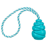 Trixie jumper cone on rope super strong tpr petrol - afbeelding 1