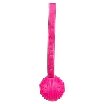 Trixie pelota para lanzar soft strong tpr rosa
