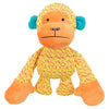 Trixie aap stof geel oranje