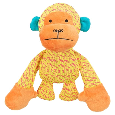 Trixie tela de monos amarillo naranja