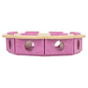 Trixie fiori bucati in feltro rosa beige