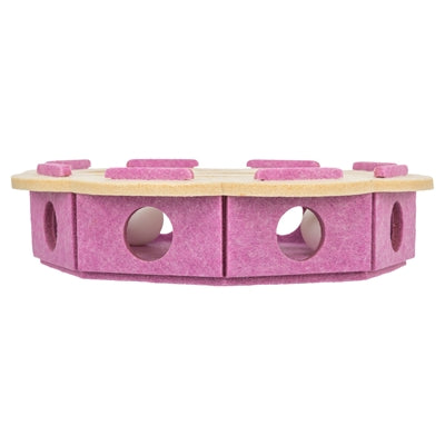 Trixie fiori bucati in feltro rosa beige