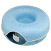Trixie gioca a ciambella in feltro blu