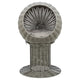 Trixie cat bed amalia round polyrattan gray