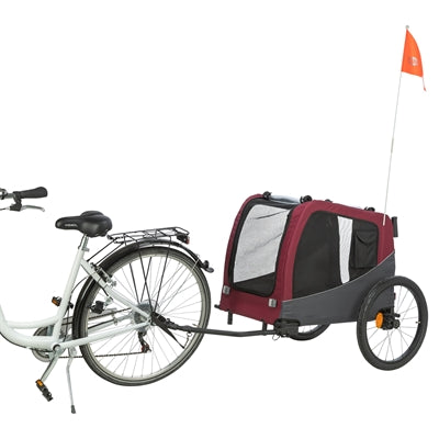 Trixie bici per cani gatto grigio rosso