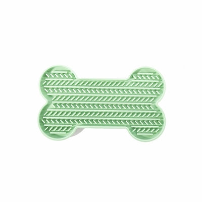 Martin estera para lamer hueso con ventosas silicona verde
