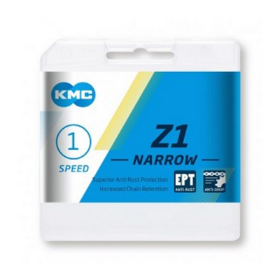 KMC Catena di biciclette Z1 Stretto 1 2x3 32 - argento, 112 collegamenti