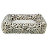 Trixie cama para perros Leo angular estampado leopardo crema