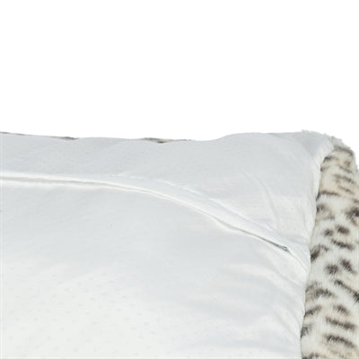 Trixie cama para perros Leo angular estampado leopardo crema