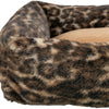 Trixie cama para perros Leo angular estampado leopardo marrón