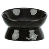 Trixie Ciotola per cani abbeveratoio in ceramica rialzata nera