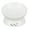 Trixie Ciotola per cani abbeveratoio in ceramica rialzata bianca