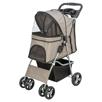 Trixie cochecito para perros máximo 11 kg color topo