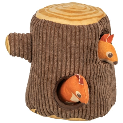 Ceppo d'albero Trixie con scoiattolo
