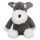 Trixie dog with mustache plush gray