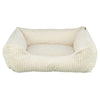 Trixie cama para perros vital jonna angular pana crema