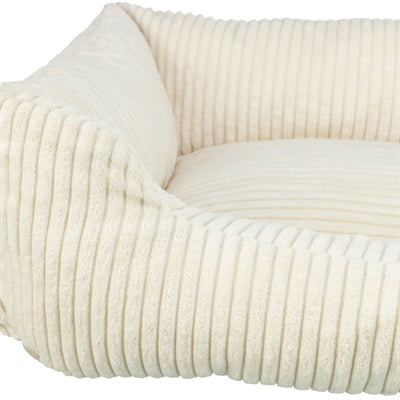 Trixie cama para perros vital jonna angular pana crema