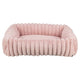 Trixie cama para perros lonni angular pana rosa