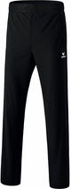 Erima trainingsbroek met doorlopende ritssluiting heren - zwart- maat xl