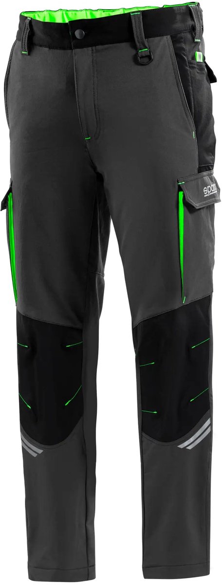 Pantaloni da lavoro Sparco tech oregon - nero - arancione - m