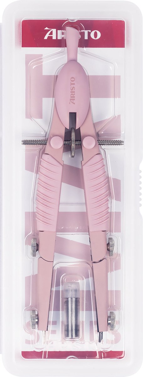 Aristo snelverstelpasser - topline - lengte 17cm - diameter 370mm - mat roze - ar-55817