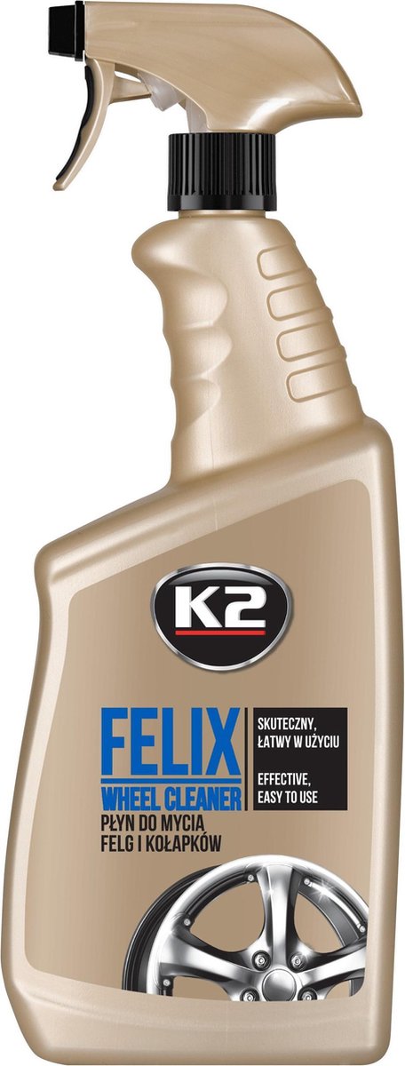 Serie K2 felix - detergente per ruote - 750 ml - sicuro per l'alluminio - senza acidi