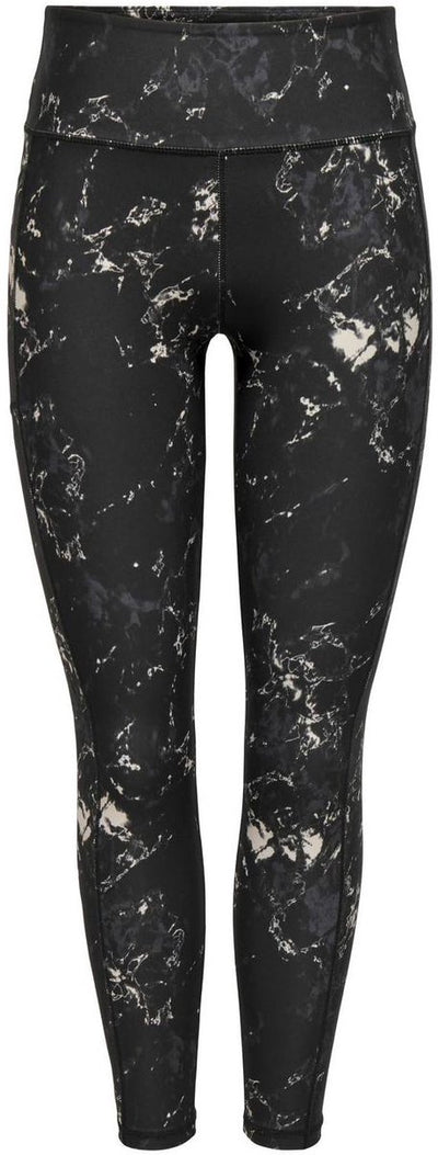 Only play onprya-2-space life hw pck tights noos dames legging - black w. pumice stone