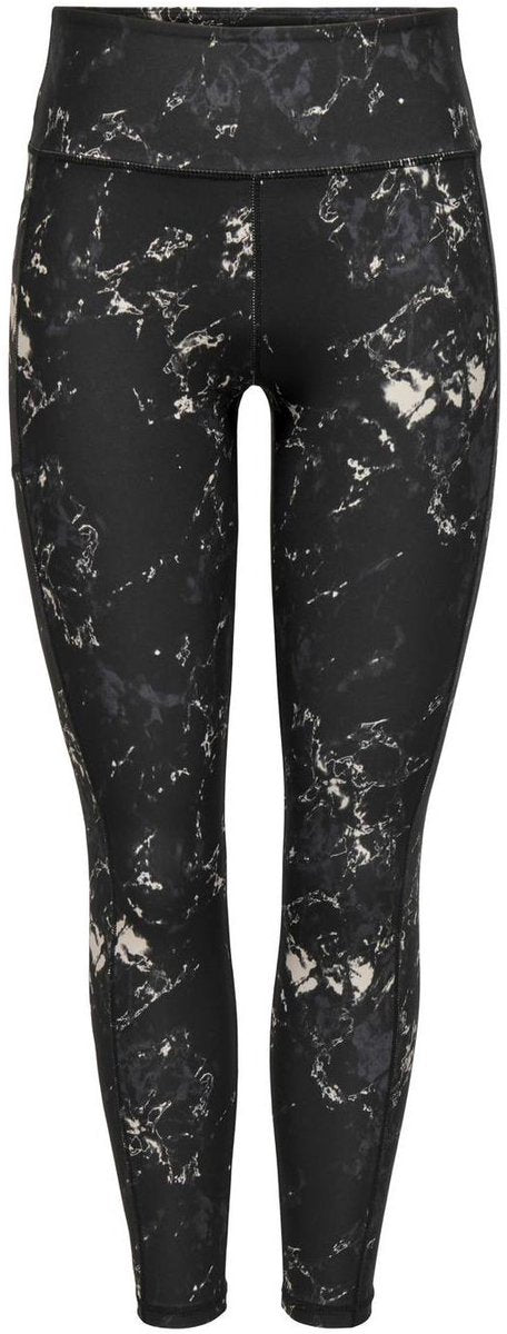 Only play onprya-2-space life hw pck tights noos dames legging - black w. pumice stone