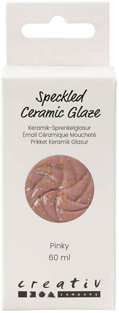Smalto ceramico puntinato dell'azienda Creativ, 999-1060 °C, opaco, rosato, 60 ml 1 bottiglia