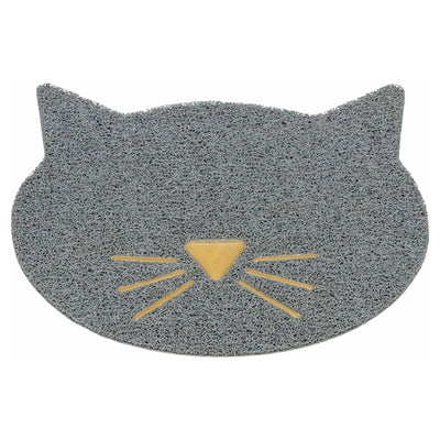 Trixie lettiera per gatti testa di gatto in PVC grigio chiaro