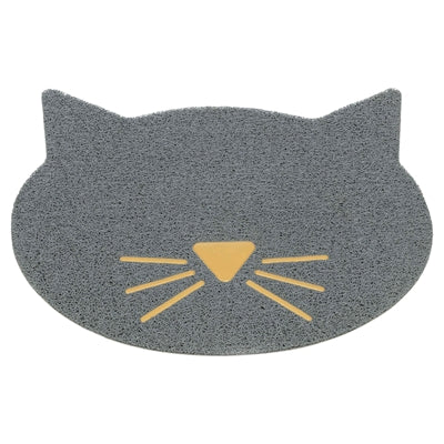 Trixie lettiera per gatti testa di gatto in PVC grigio chiaro