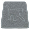 Trixie lettiera per gatti sagoma gatto PVC grigio chiaro