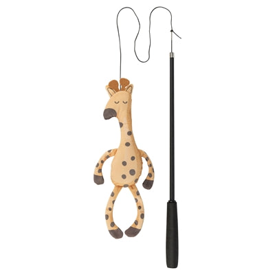 Trixie asta per gatti telescopica per gatti grandi con giraffa marrone
