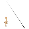 Trixie asta per gatti telescopica per gatti grandi con giraffa marrone