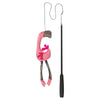 Trixie kattenhengel telescopisch grote katten met flamingo roze