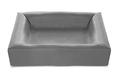 Bia Bia Copertura in pelle artificiale cestino per cane grigio