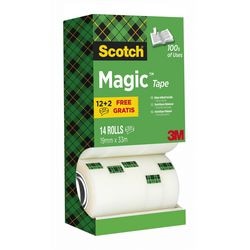 Nastro adesivo scotch magic 19mmx33m trasp